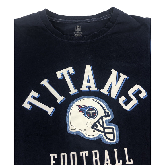 NFL Tennessee Titans Football Men's T Shirt Large Short Sleeve Graphic Blue - Picture 3 of 8